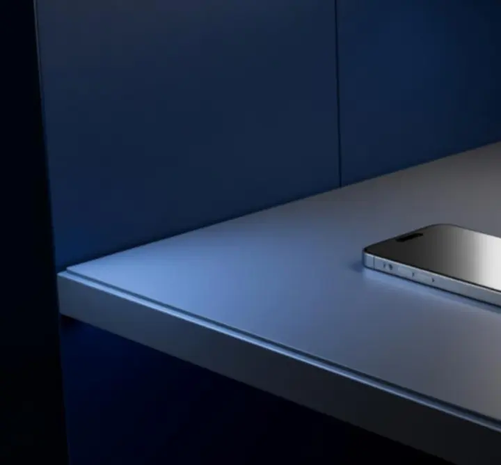 Modern munkahely okostelefonnal